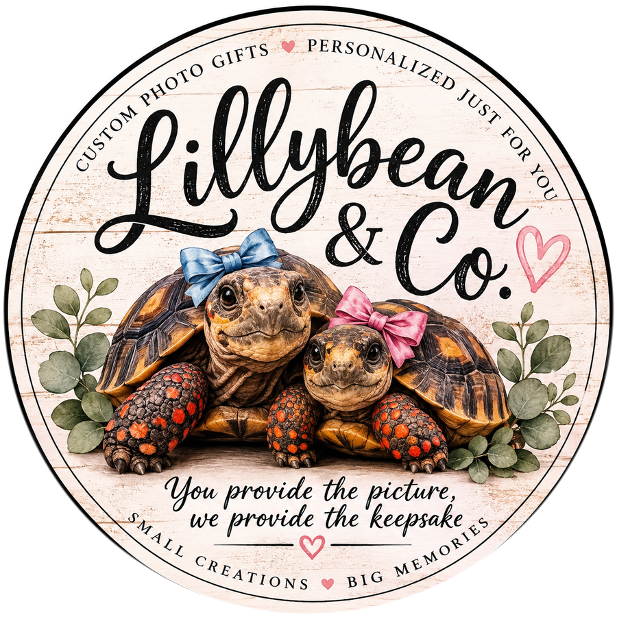 Lillybean & Co. logo with tortoises Lilly and Bean